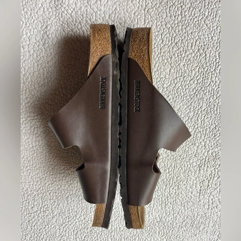 BIRKENSTOCK ARIZONA BROWN LEATHER SANDALS WOMENS 11 / 42 - Picture 7 of 7